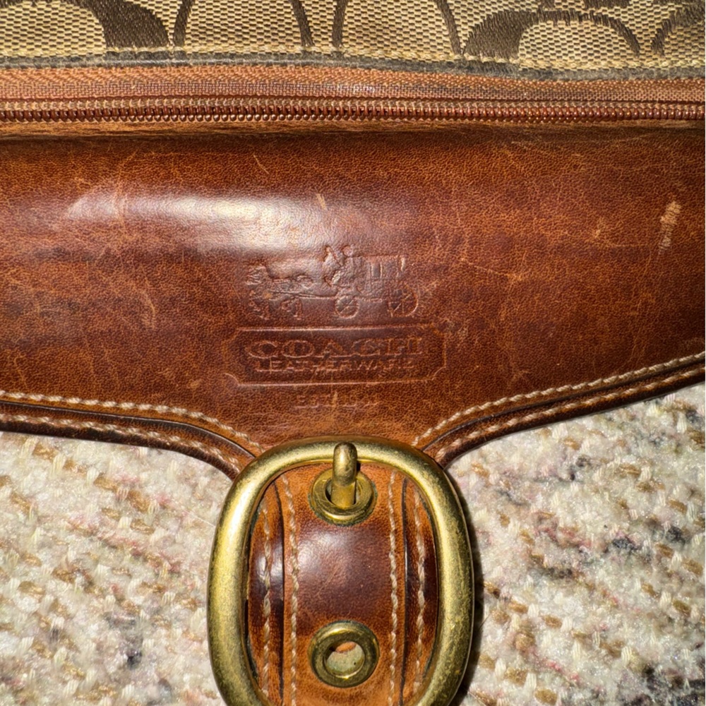 Vintage Coach Checkbook wallet